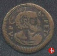 Quattrino con S. PIETRO 1740-1758 (Gubbio)