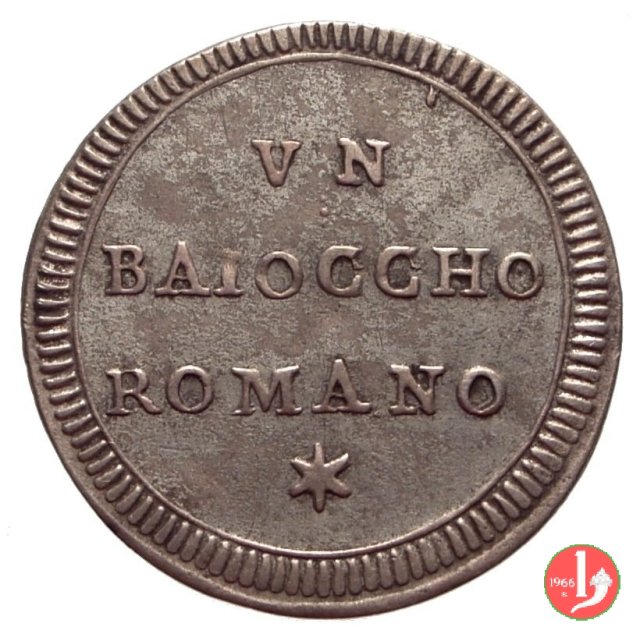 baiocchella o baiocco romano 1780 (Roma)