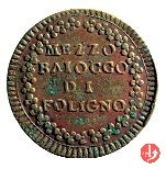 mezzo baiocco 1794-1795 (Foligno)