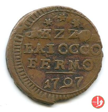 mezzo baiocco 1797 (Fermo)