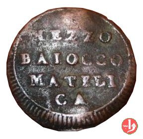 mezzo baiocco 1797 (Matelica)