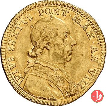 zecchino busto e tempietto 1782 (Bologna)