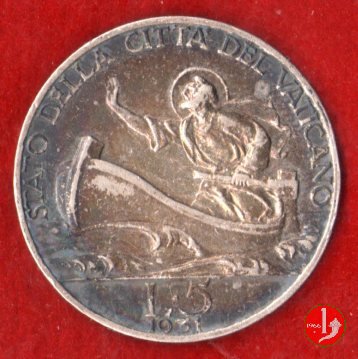5 lire 1931 (Roma)
