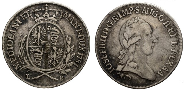 1/2 scudo 1781 (Milano)
