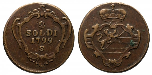 2 soldi 1799 (Schmöllnitz)