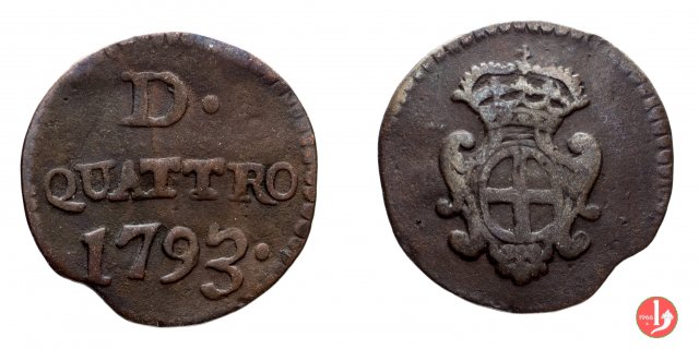 4 denari 1793 (Genova)
