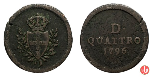 4 denari nuovi 1796 (Genova)