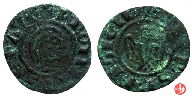 Denaro (con testa nuda) 1244 (Messina)