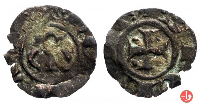 Denaro ( omega sopra M gotica )  (Manfredonia)