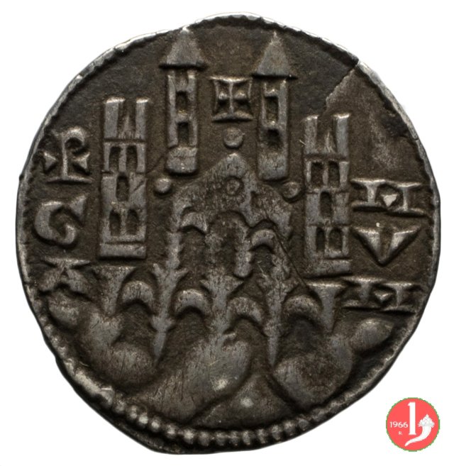 Grosso da sei denari imperiali 1260-1265 (Bergamo)