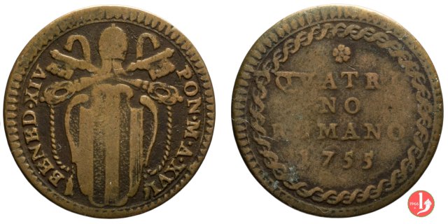 Quattrino 1755 (Roma)