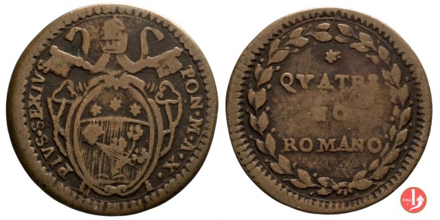 quattrino 1784-1785 (Roma)