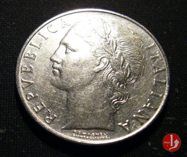 100 lire Minerva 1960 (Roma)