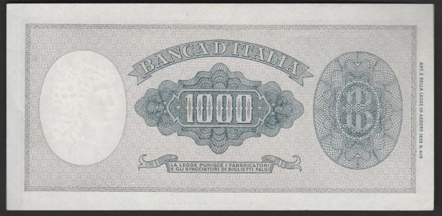 1.000 lire Busto d'Italia 1948