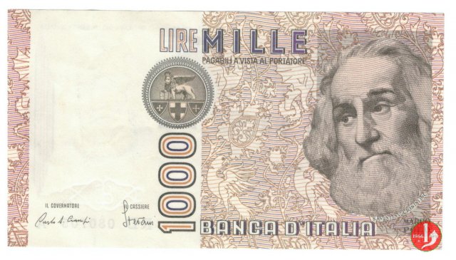 1.000 lire Marco Polo 1985