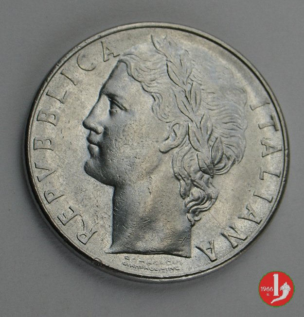 100 lire Minerva 1978 (Roma)