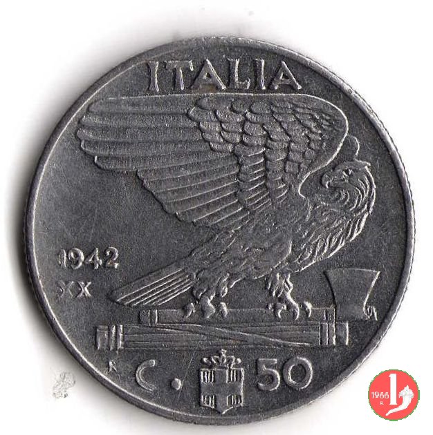 50 centesimi impero 1940 (Roma)