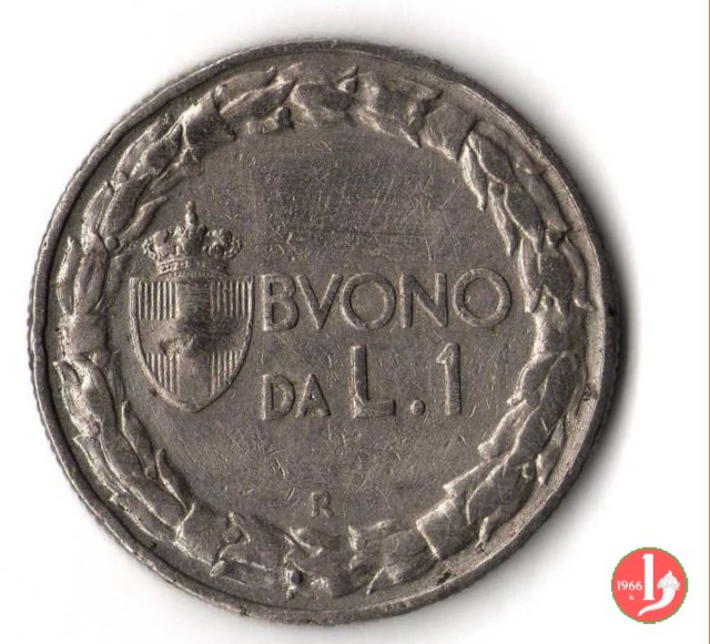 Buono da 1 lira 1922 (Roma)