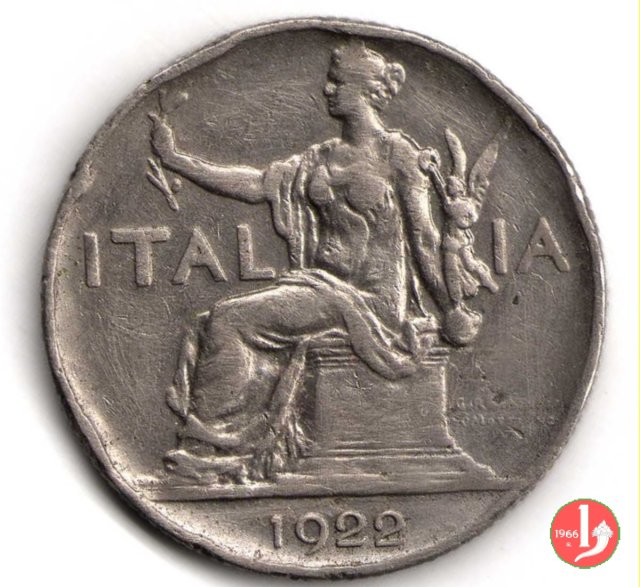 Buono da 1 lira 1922 (Roma)