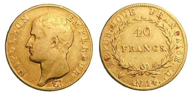 40 francs 1804-1805 (Torino)