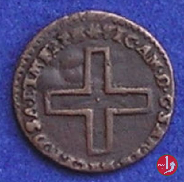 2 denari II tipo 1726 (Torino)