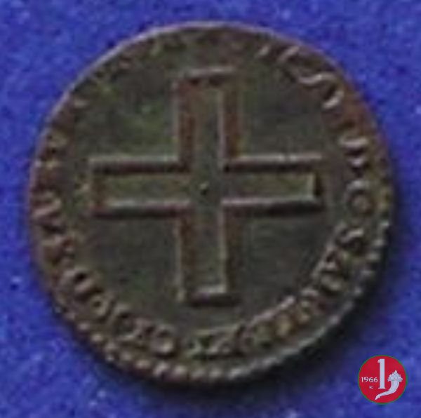 2 denari II tipo 1725 (Torino)