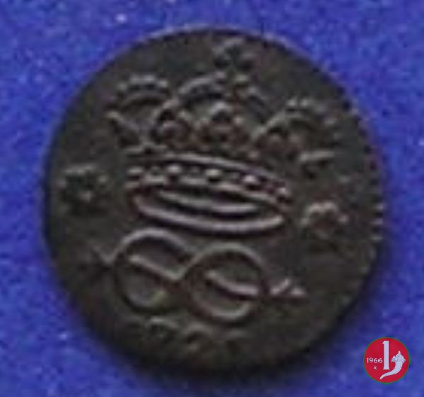 2 denari II tipo 1725 (Torino)