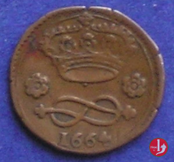 2 denari 1664 (Torino)
