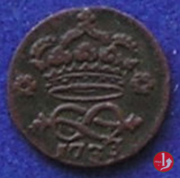 2 denari 1733 (Torino)