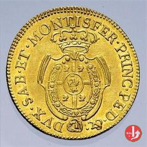 1/2 Carlino da 2,5 doppiette 1774 (Torino)