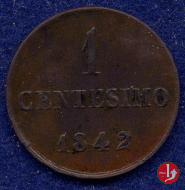 1 centesimo 1842 (Torino)