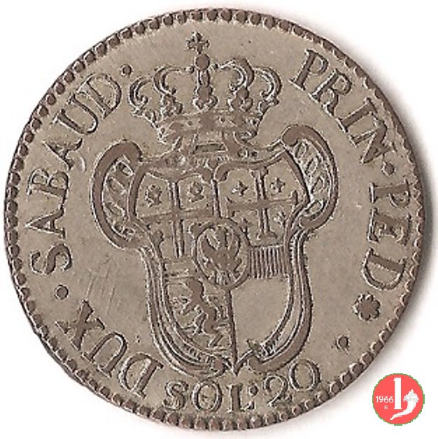 20 soldi 1796 (Torino)