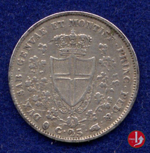 25 centesimi 1830 (Torino)