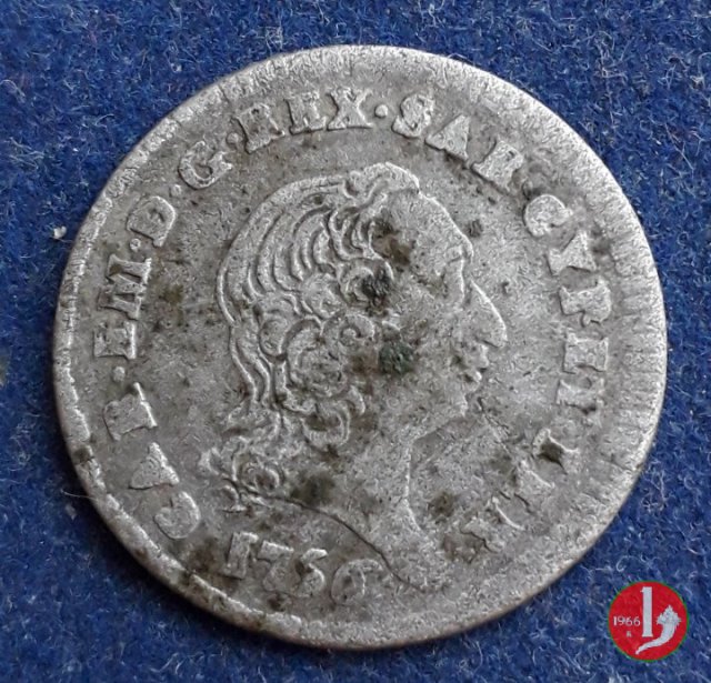 2,6 soldi 1756 (Torino)