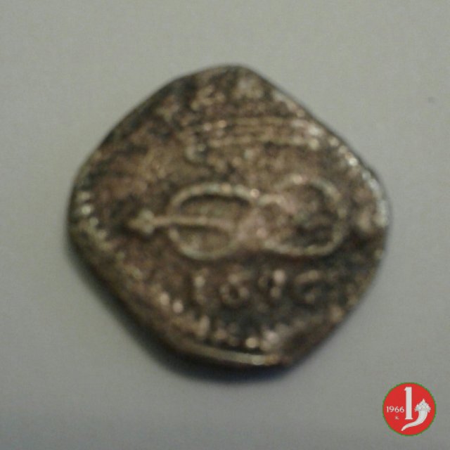 2 Denari II tipo 1676 (Torino)