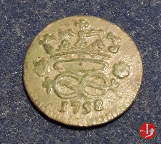 2 Denari 1758 (Torino)