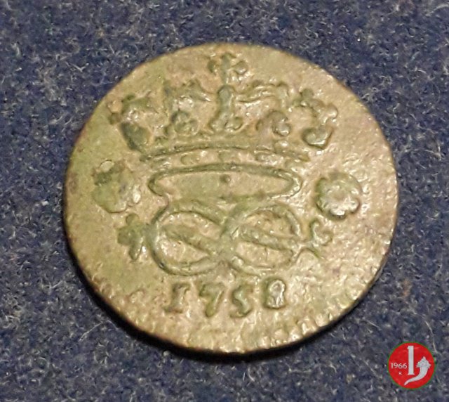 2 Denari 1758 (Torino)