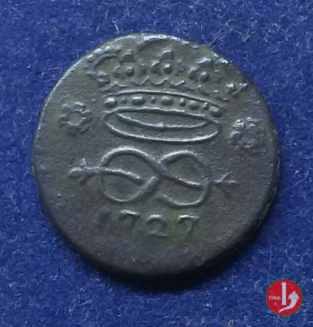 2 denari II tipo 1727 (Torino)