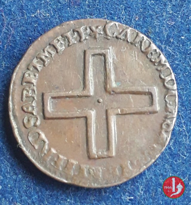 2 denari 1734 (Torino)