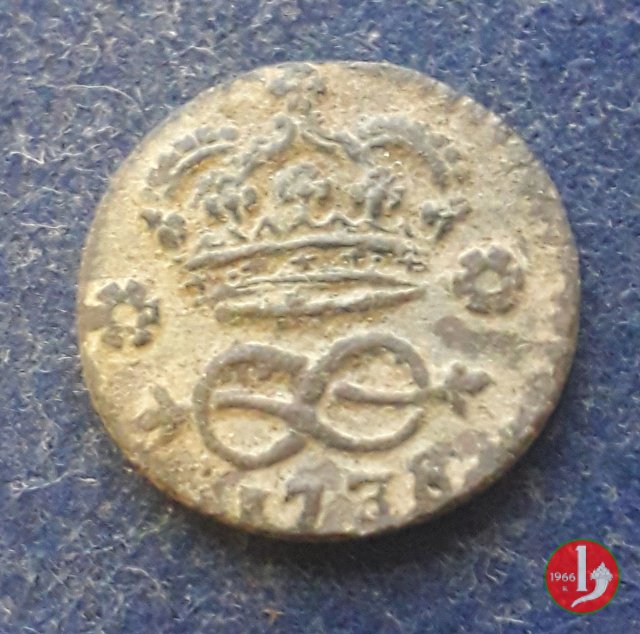 2 denari 1738 (Torino)