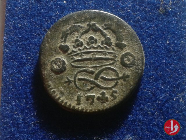 2 denari 1745 (Torino)