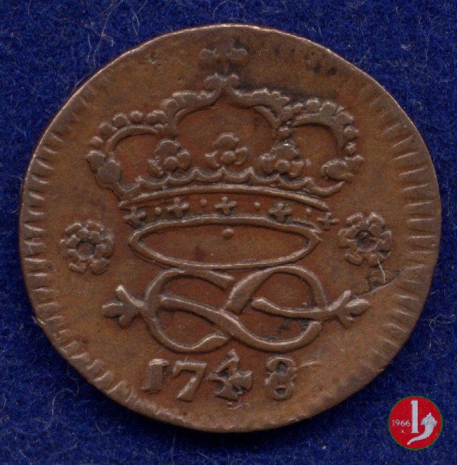 2 denari 1748 (Torino)