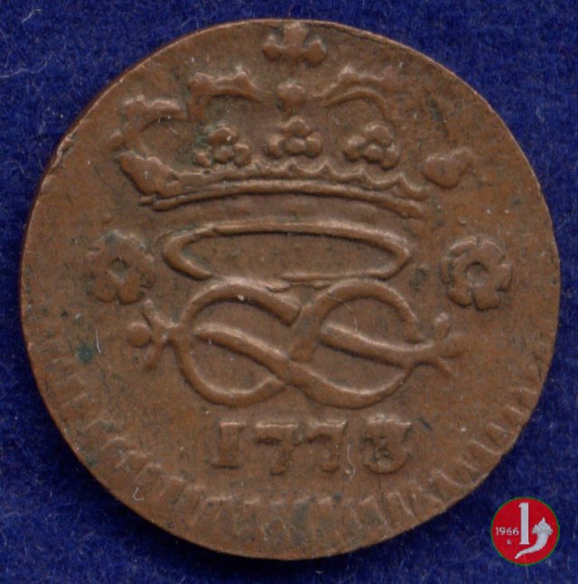 2 denari 1773 (Torino)