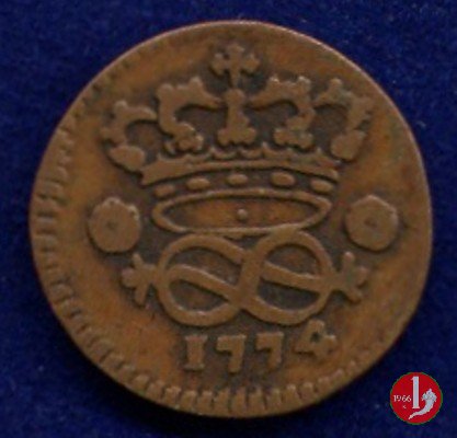 2 denari 1774 (Torino)