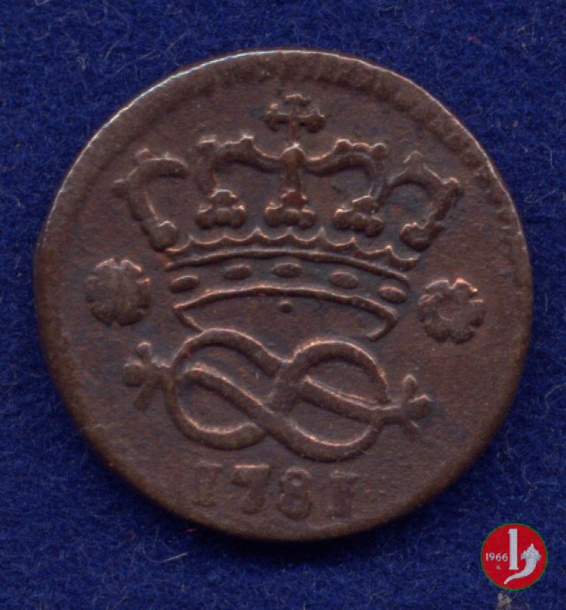 2 denari 1781 (Torino)