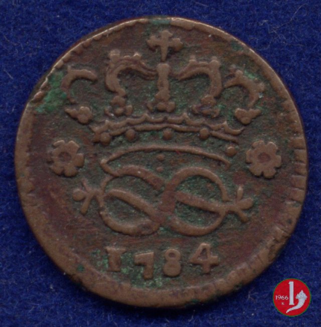 2 denari 1784 (Torino)