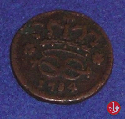 2 denari 1784 (Torino)