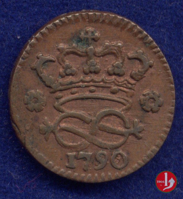 2 denari 1790 (Torino)