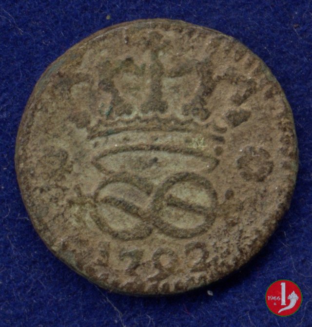 2 denari 1792 (Torino)