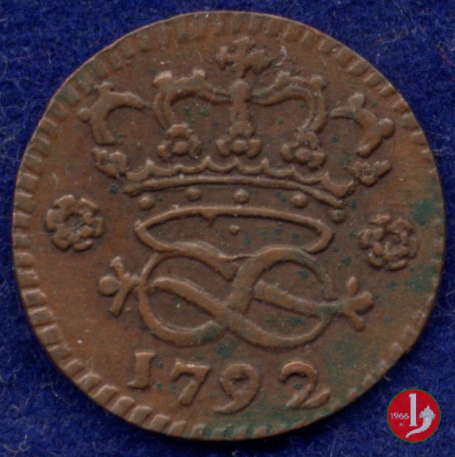 2 denari 1792 (Torino)